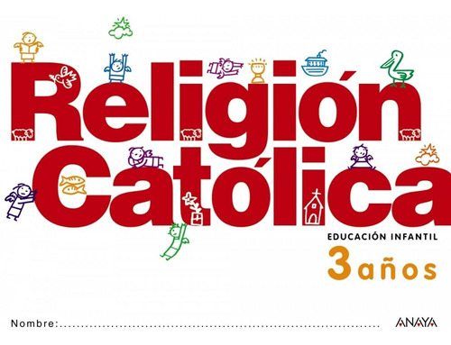Libro Religion Catolica 3 Años - 
