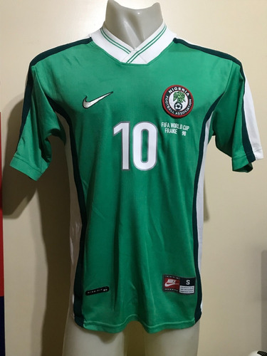 Camiseta Nigeria Mundial Francia 1998 Okocha 10 Psg Bolton S