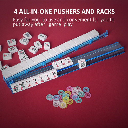 Juego De Mahjong Americano Jongyance, Juego De Fichas De Mah