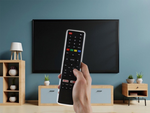 Control Compatible Con Atvio At-u58s840 Smart Tv Directo
