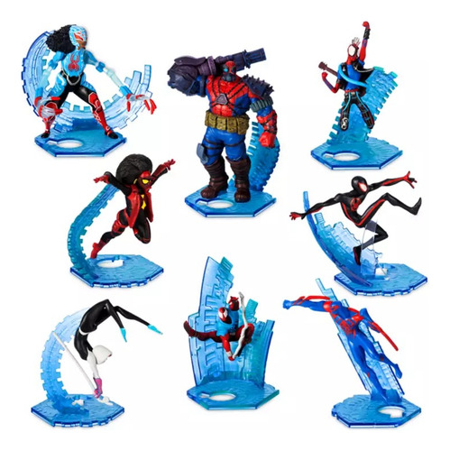 Set De Spiderman Figuras De Acción Disney Deluxe