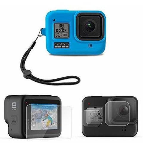 Kit Filtro Buceo Impermeable Para Gopro Hero 8 Negro 1