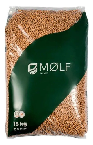 Pellet De Pino De 6mm Importado. Bolsa De 15 Kg