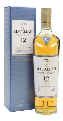 Imagen 1 de 6 de Whisky  The Macallan 12 Años Triple Cas - mL a $499