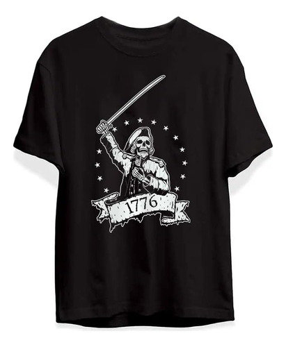Stand Ready Revolt 1776 - Camiseta Para Hombre, Color Negro