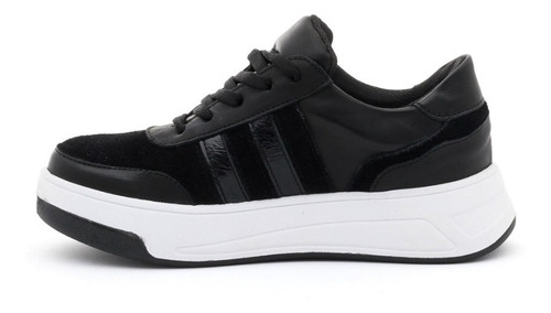 Imagen 3 de 6 de Zapatillas 100 % Cuero Y Gamuza Sneakers Moda Mujer 2021