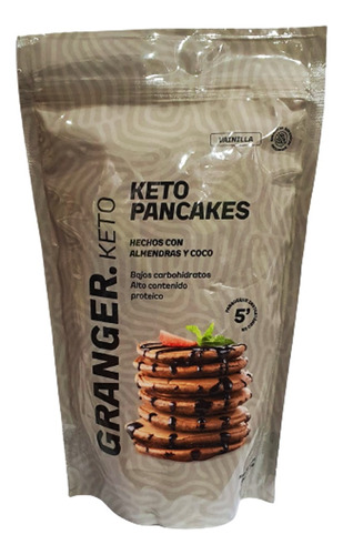 Keto Pancakes Granger Proteina Con Huevo Sin Cajú Sin Azúcar