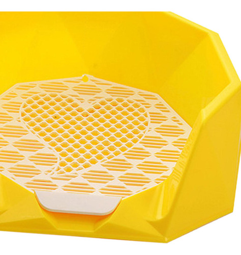 Almohadilla Para Ir Al Baño Para Perros, Soporte Amarillo