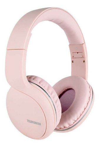 Auriculares Telefunken Bluetooth H600bt Rosa Microfono
