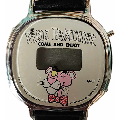 Reloj Q&q By Citizen Pink Panter Año 1983 Nuevo Retro