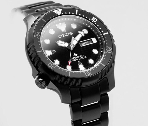 Reloj Citizen Ny014586e Promaster Automatic Hombre Color de la malla Negro Color del bisel Negro Color del fondo Negro