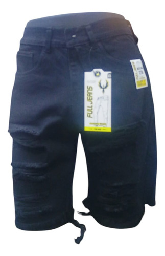 Bermuda Rasgada Hombre - Full Jeans