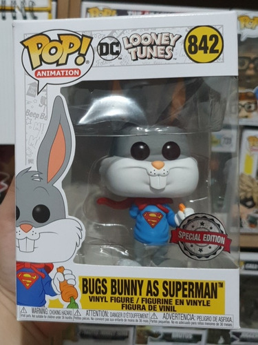 Funko Pop Bugs Bunny As Superman Dc Looney Tunes