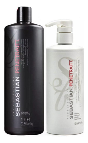 Kit Shampoo E Máscara Sebastian Penetraitt
