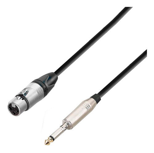 Cable Xlr A Plug Mono Microfono 6m Ampro Cablelab Clm-pxm6