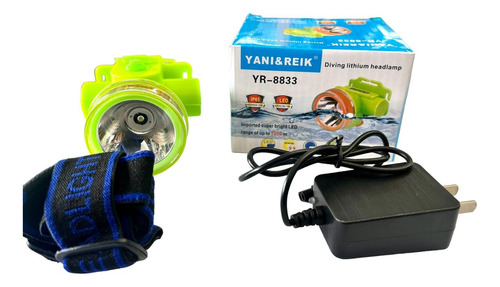 Linterna Yani Reik 8833 De Cabeza, Sumergible, Con Luz Led 