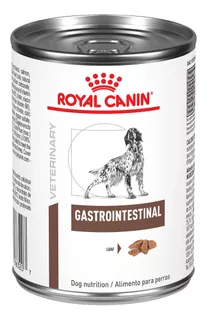 Alimento Royal Canin Veterinary Diet Canine Gastrointestinal High Energy para perro adulto sabor mix en lata de 385g