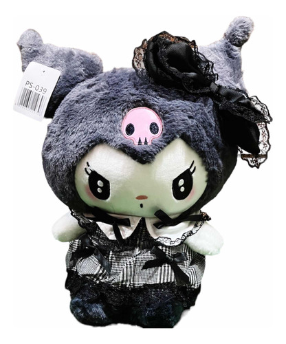 Peluche Kuromi Con Vestido Sanrio Unisex 35cm