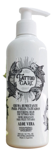 Crema Humectante Pieles Tatuadas Con Aloe Vera Tattoo Care