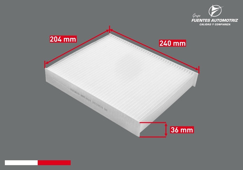 Filtro Habitaculo Cadillac Elr Hybrid 1.4 2014 2015 2016