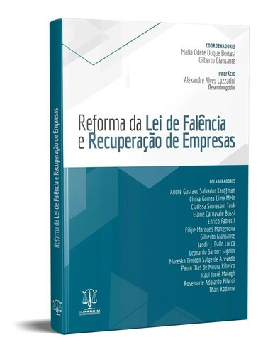 Reforma Da Lei De Falência E Recuperação De Empresas, De Maria Odete Duque Bertasi. Editora Imperium, Capa Mole, Edição 1 Em Português, 2021