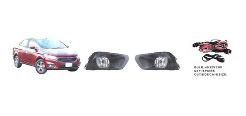 Kit Neblineros Delanteros Chevrolet Onix Prisma 2020