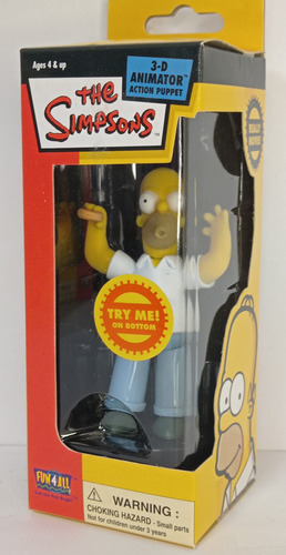 Mini Marioneta Homer 2003 Simpsons Fun4all Puppet