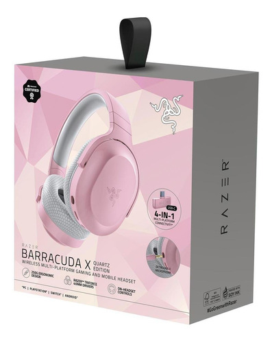 Audifono Gamer Razer Barracuda X Wireless 7.1 Quartz Pink