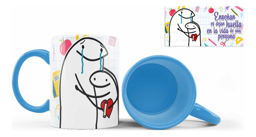 Taza Interior De Color, Flork, Maestro, Huella En La Vida