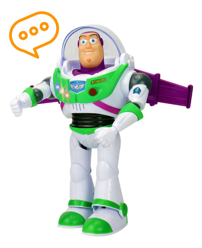 Figura Buzz Lightyear Camina Luz Led Toy Story 4