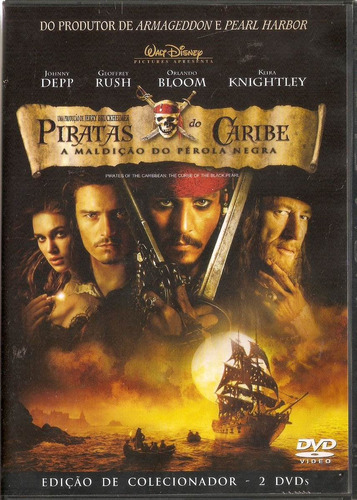 Dvd Piratas Do Caribe - A Maldição Do Pérola Negra 