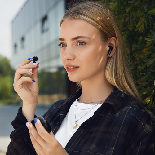 Audífonos Bluetooth Edifier W220t Color Negro