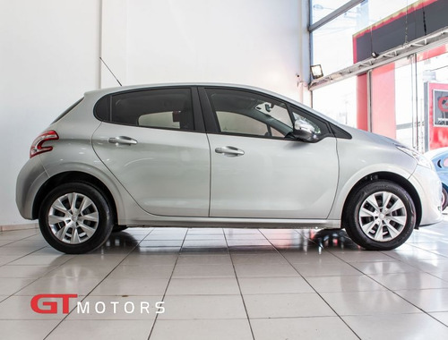 Peugeot 208 1.5 Active 8v 2014 Prata Flex