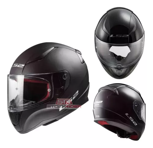 Casco Integral Moto LS2 RAPID Solid Blanco FF353 - Tienda Moto Rider México