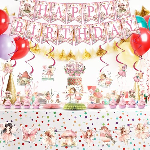 Mis Decoraciones De Fiesta De Primer Cumpleaños De Hada, Pan