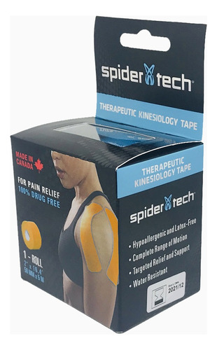 Cinta Kinesiológica Spidertech 5cmx5mt Neuromuscular El Rey