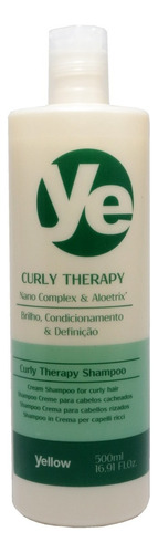 Shampoo Yellow Curly Therapy Rulos Definidos Peluquería Pelo