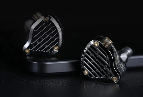 Auriculares intraurales Kz Pr3: controlador magnético plano, sin micrófono, color: negro
