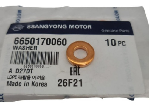 Golilla Inyector Ssangyong Kyron 2006 2.0 D20t Original