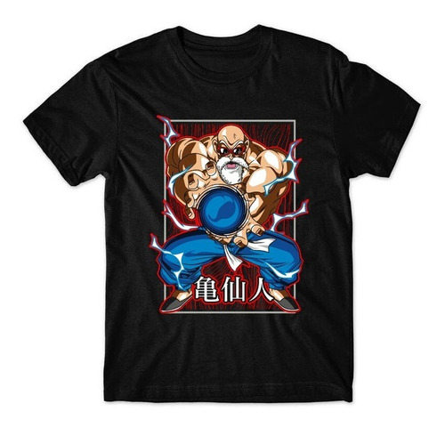 Camiseta Maestro Roshi Kamehameha Anime Dragon Ball Super