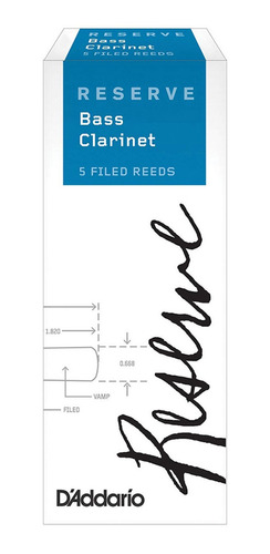 Cañas Daddario Reserve Para Clarinete Bajo