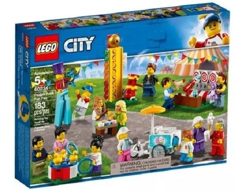 Lego City 60234 Mini Figuras De Feria 183 Piezas