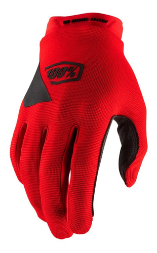 Luva 100% Ridecamp Motocross Trilha Enduro Bike Ciclismo Cor Vermelho Tamanho M /m