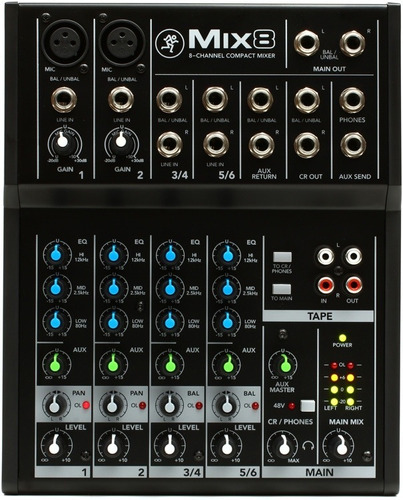 Mackie Mix8 Consola Mixer