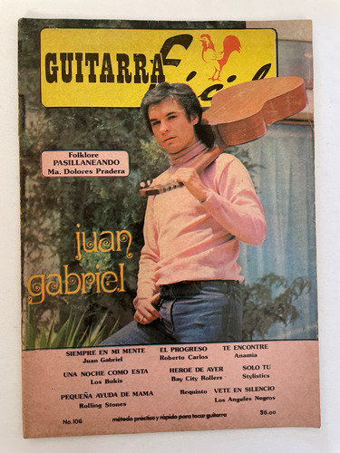 Revista Guitarra Facil #106 Juan Gabriel Los Bukis Rolling S (Usado)