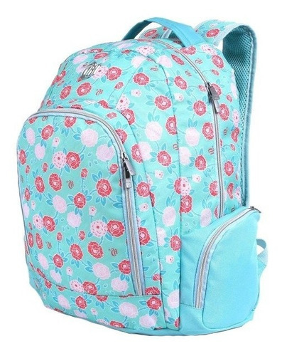 Mochila Capricho Liberty Blue 11329  Selfie Light Cor Azul-turquesa