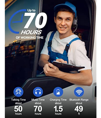 Auriculares Bluetooth Tecknet Trucker, Ai Noise