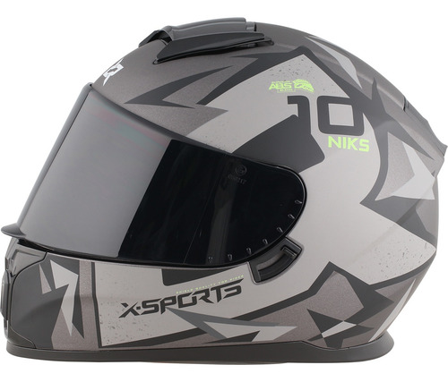 Imagen 2 de 7 de Casco X-sports M66 Ioniks