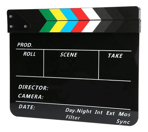 Claqueta Profesional De Escena De Video Director 30x25cm