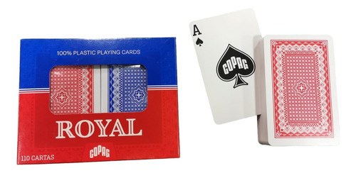 Cartas Poker Royal Copag 100% Plastico 2 Mazos Plasticas